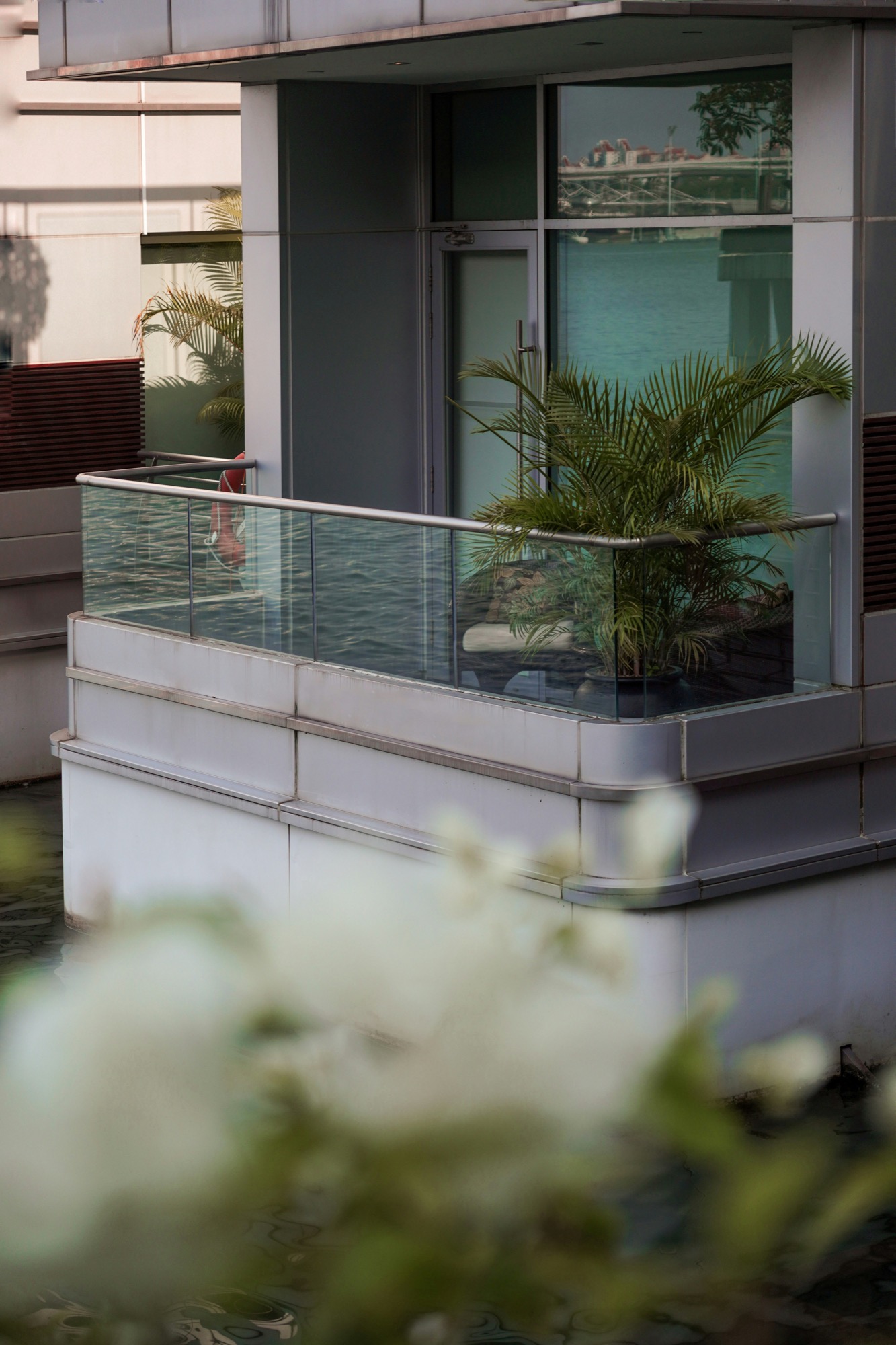 A planted Singapore balcony and window opening